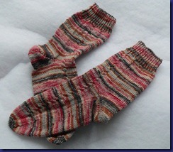 179 Socken für mich mit kleinem Zopfmuster - Kopie
