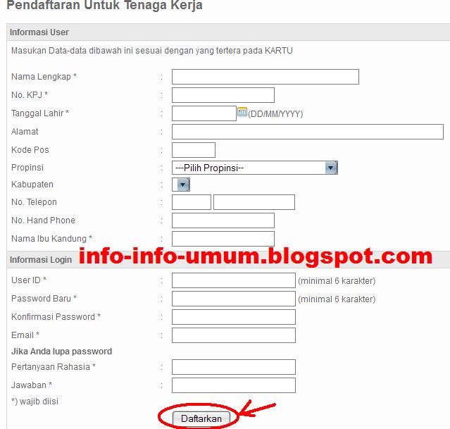 SALING BERBAGI: Cara cek saldo Jamsostek