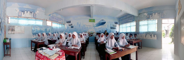 dekorasi ruang kelas smp terbaru