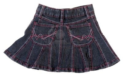 Jeans Mini Skirt Insulated