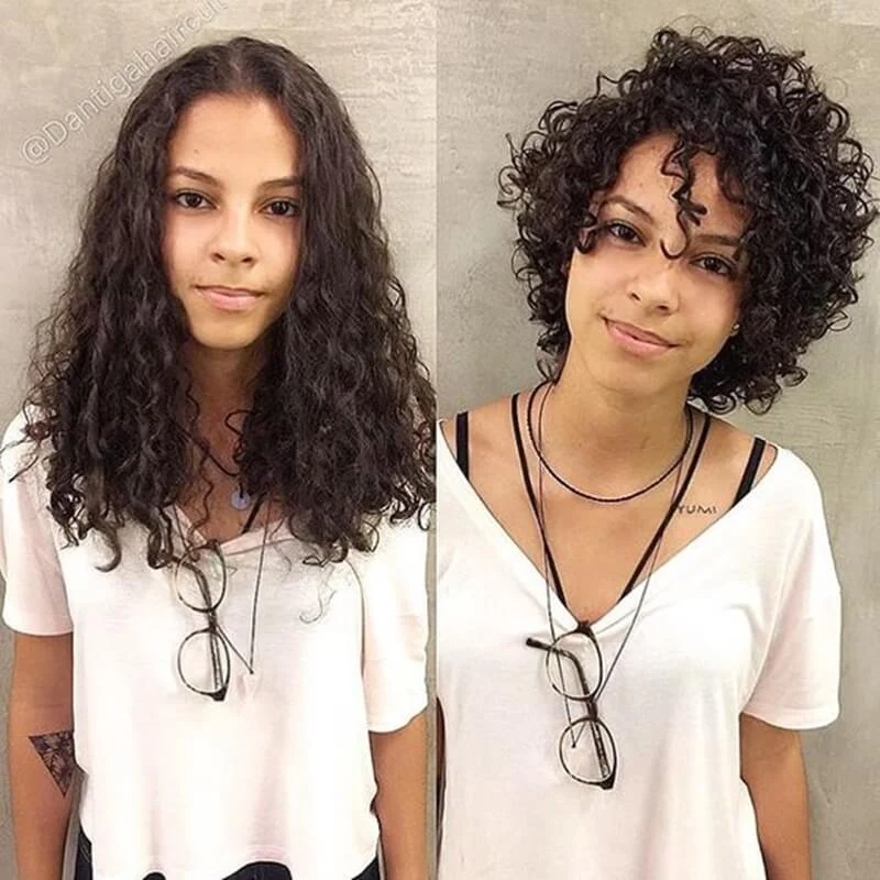 Cortes de Cabelo Femininos Antes e Depois