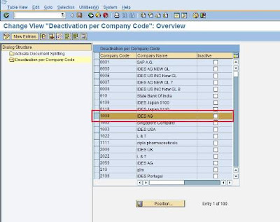 Document Splitting in New General Ledger