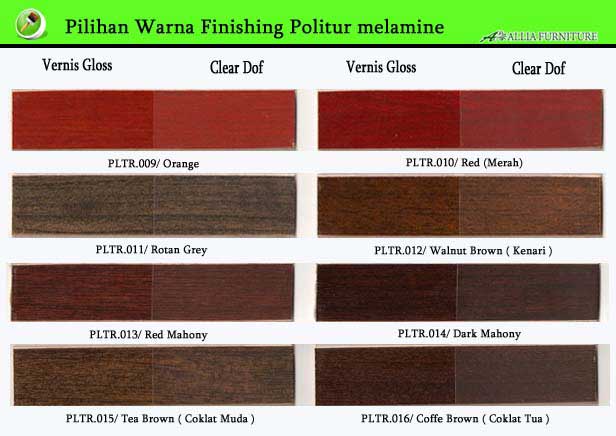 Warna Finishing Politur Melamik 2