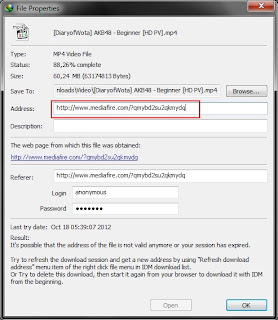 cara resume download di idm