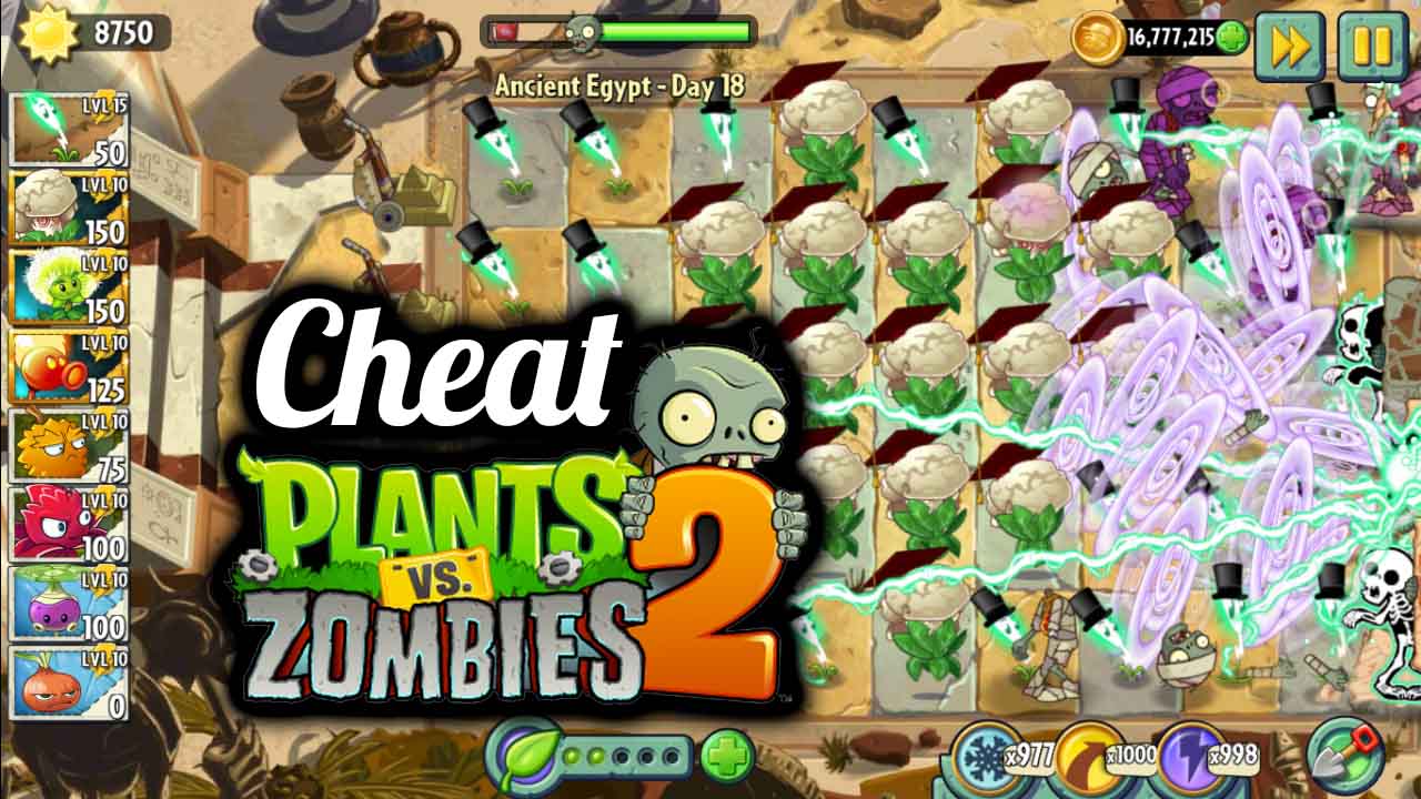 Cheat Plant Vs Zombie Mod Apk Android Unlimited Sun Tanpa Root