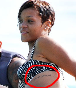 rihanna tattoo, tattoo, tattoos