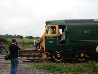 English Electric train at Midland Railway Centre, Ripley, 28th June 2009