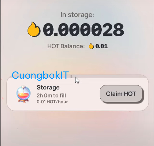 Cách Đào $HOT Coin Trên Telegram Cho Người Mới - NEAR Wallet - CuongbokIT