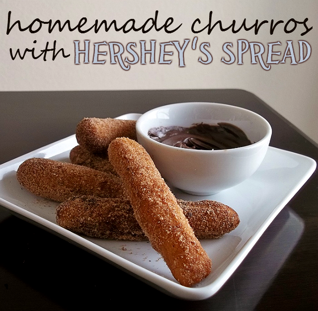 Homemade Churros with Hershey's Spreads #ad