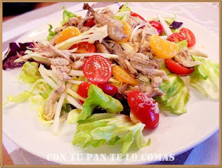 Ensalada de codorniz en escabeche