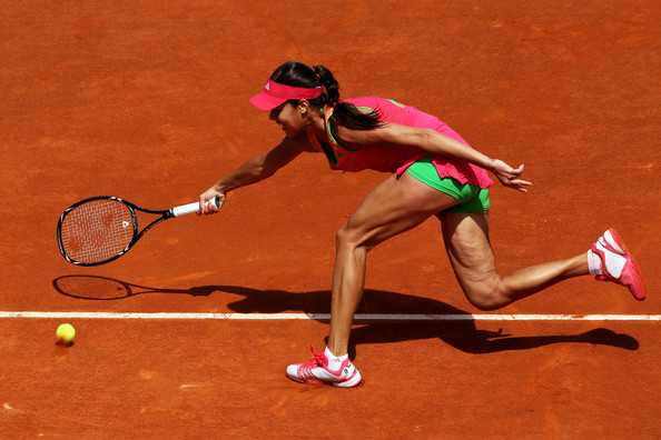 Ana Ivanovic upskirt moment in French Open 2011 ana ivanovic upskirt