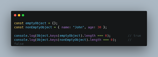 How to Check if Object is Empty in JavaScript