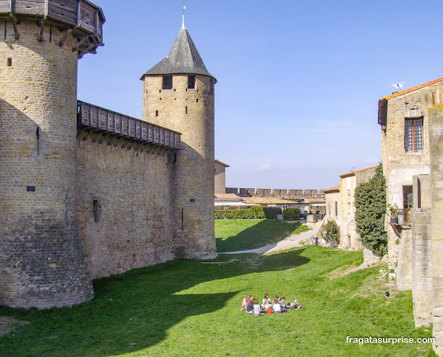 Muralhas de Carcassonne na França