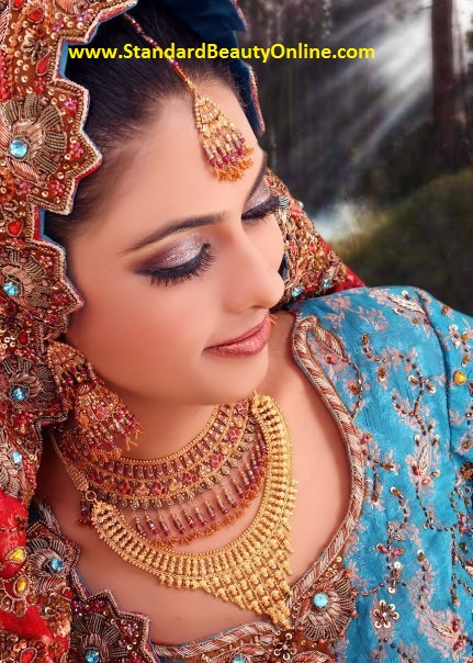 Indian Bridal Dresses 2011 with Indian Gold Jewelery