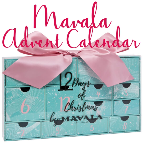 Here are the contents of the Mavala 12 Days of Christmas Advent Calendar for Holiday 2017. 