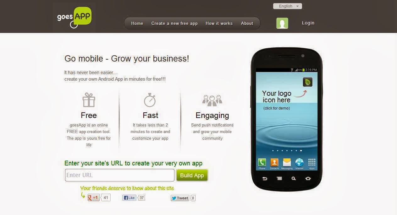 how to create your own Android, iOS apps for free in few minutes?