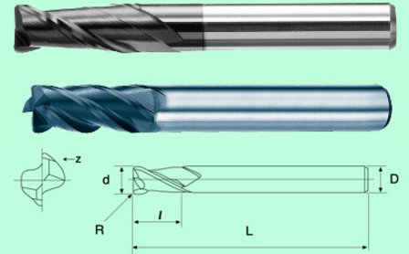 Dao phay ngón Carbide ( Nose Cutter Type End Mill 