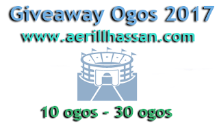 Giveaway Ogos 2017 by www.aerillhassan.com