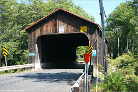 Puente Cubierto County Bridge Hancock-Greenfield en New Hampshire