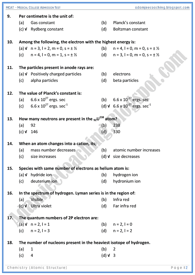 mcat-chemistry-atomic-structure-mcqs-for-medical-entry-test