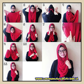 Gambar Hijab Segi Empat