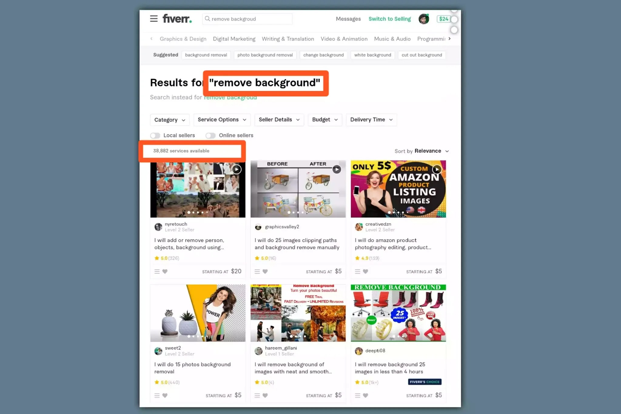 Make money on Fiverr without skills