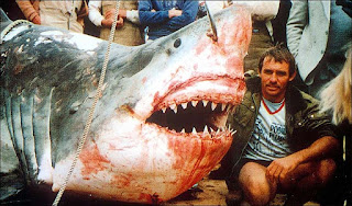 Gran Tiburón blanco capturado por Vic Hislop en Australia, 1985