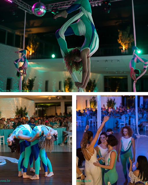 Apresentação artística no Tecido Acrobatico para evento de lançamento de produto da marca Servier no Rio de Janeiro.