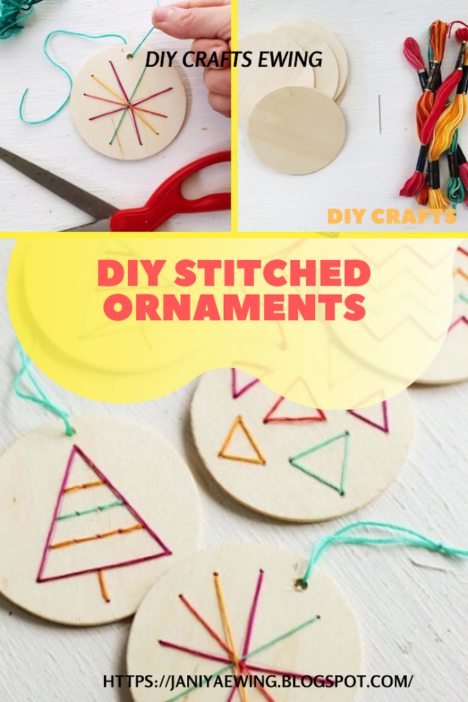 DIY Stitched Ornaments