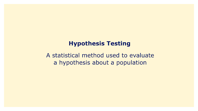 A statistical method used to evaluate a hypothesis about a population.