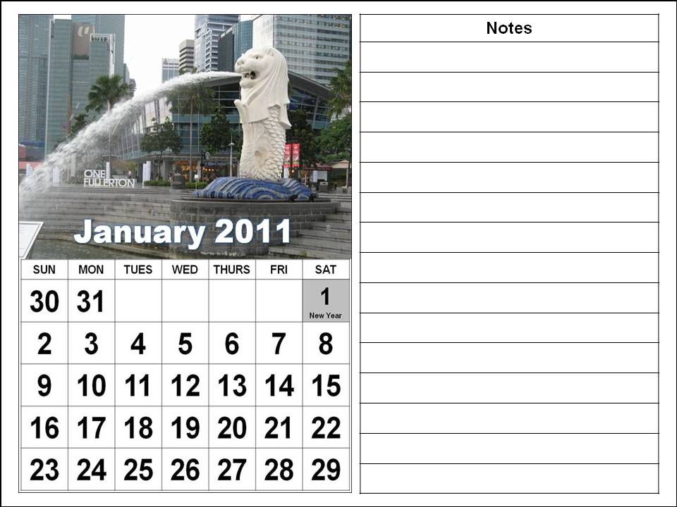 2011 calendar printable one page. 2011 calendar printable one