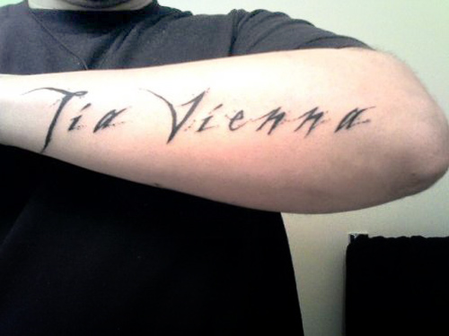 My tattoo name designs on hand is of a quote by Henry David Thoreau (HDT) 