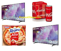 Concorso Con Pizza Cameo e Coca-Cola : vinci TV Samsung Qled50" 4K