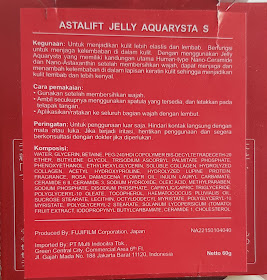 Astalift Jelly Aquarysta Ingredients