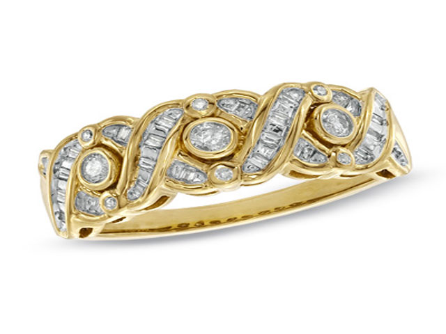 gold diamond rings for women