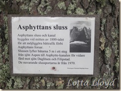 asphyttans slussar