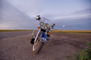 Image of a motorcycle on the highway, representing information about recalls given by Blue Ridge Riders of Asheville, NC