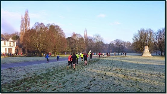 The 'icy weather' finish at Wythenshawe Parkrun 2714parkrun14