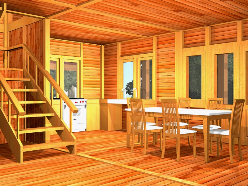 gambar interior desain rumah  kayu desain gambar 