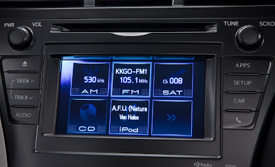 2012 Toyota Prius V Infotainment Display