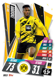Topps Match Attax 2020-2021 Borussia Dortmund Set