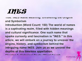 meaning of the name "INES"