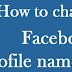 How to Change Name On Facebook