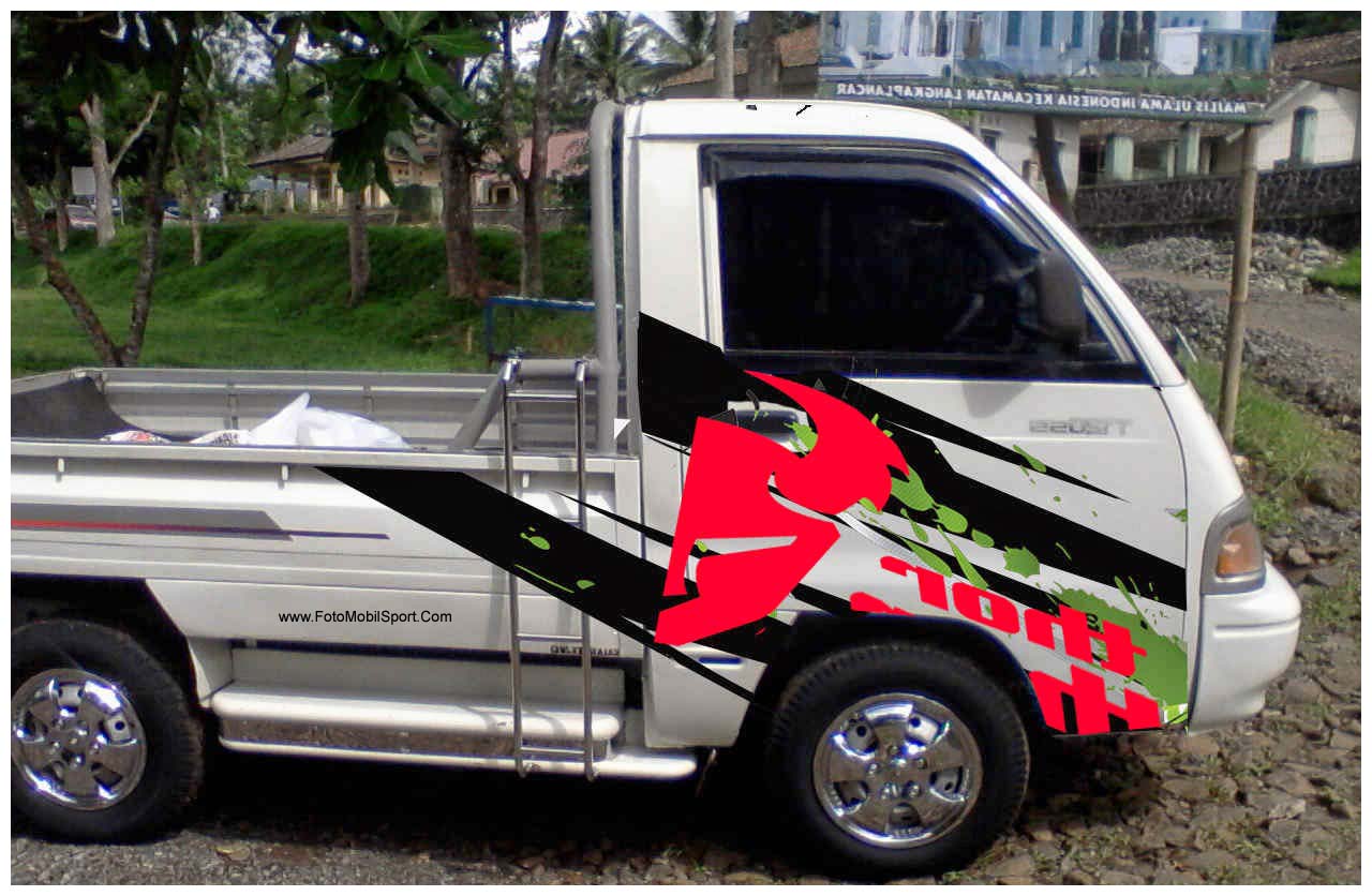 Gambar Modifikasi Stiker Mobil Pick Up L300 Terupdate Modifikasi Mobil