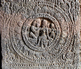 carvings from the aurangabad temple caves in India