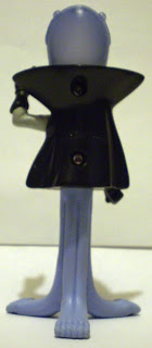 Back of McDonald's Gallaxhar figurine from 2009 Monsters vs. Aliens Happy Meals