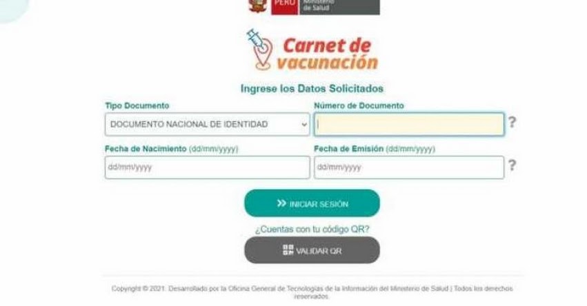 Carné de vacunación sigue siendo obligatorio: Descarga tu carnet para ingresar a espacios públicos cerrados - www.carnetvacunacion.minsa.gob.pe