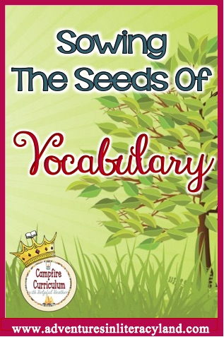 Research says children that struggle with comprehension also struggle with vocabulary.  Wouldn't you like to have your quick and easy ways to expand your students' vocabulary and also strengthen their overall comprehension? Sowing The Seeds Of Vocabulary (the first in a series) will walk you through understanding and implementing vocabulary in your classroom.  Read this post and your students will thank you profusely. (See what I did there?)