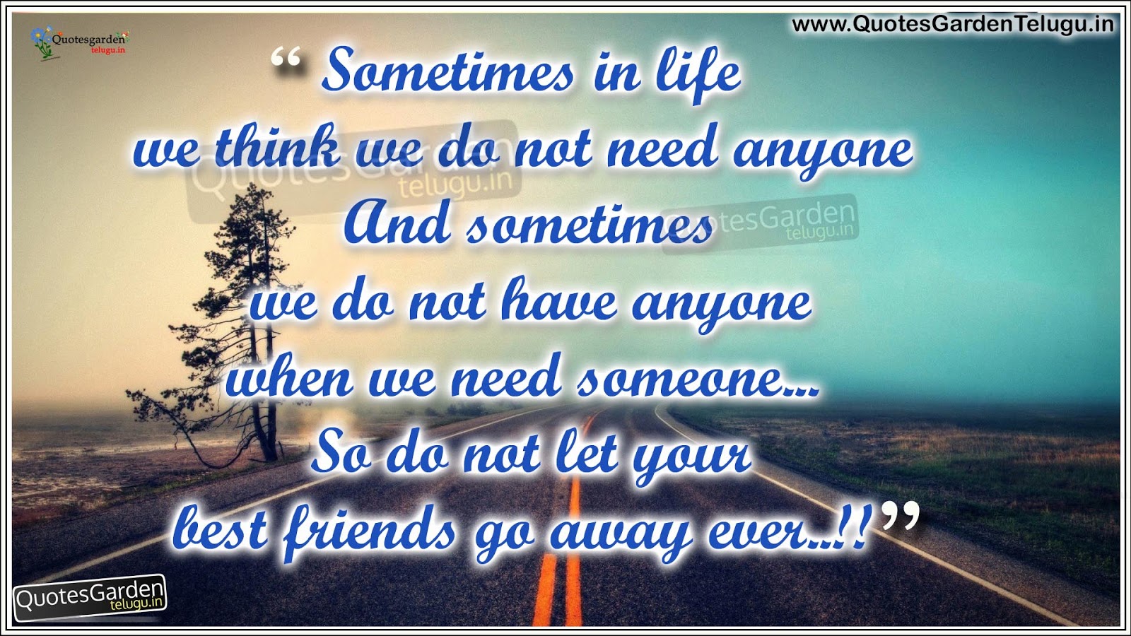 Sad Heart Touching Quotes About Friendship Heart touching life quotes about friendship