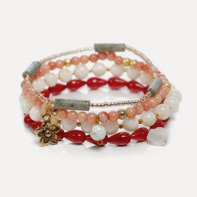 http://www.okajewelry.com/product/2484/Stackable-Stretch-Bead-Bracelet-Set-Stone-Coral-Charm.html